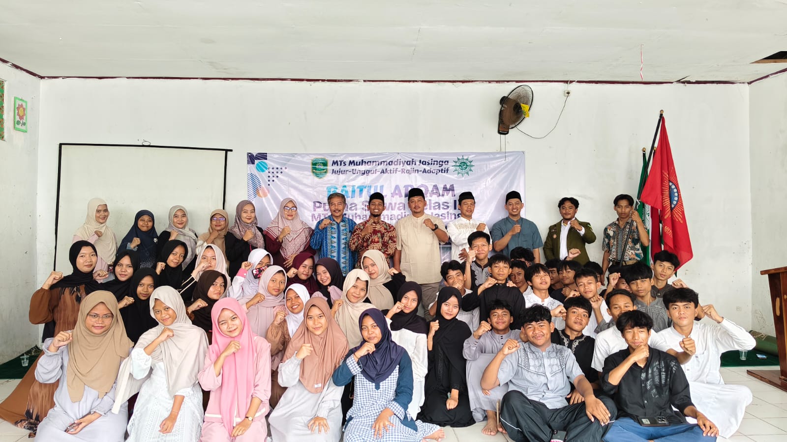 Bekali Lulusan Menuju Jenjang Lebih Tinggi, MTs Muhammadiyah Jasinga Sukses Selenggarakan Baitul Arqom