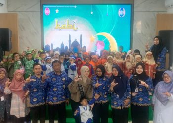 Dorong Budaya Literasi, Bunda PAUD Cilegon Ajak Anak TK dan PAUD Kunjungi Perpusda