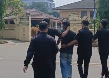 Pamdal Kantor Wali Kota Cilegon Gagalkan Dugaan Pencurian Kabel, Satu Orang Ditangkap